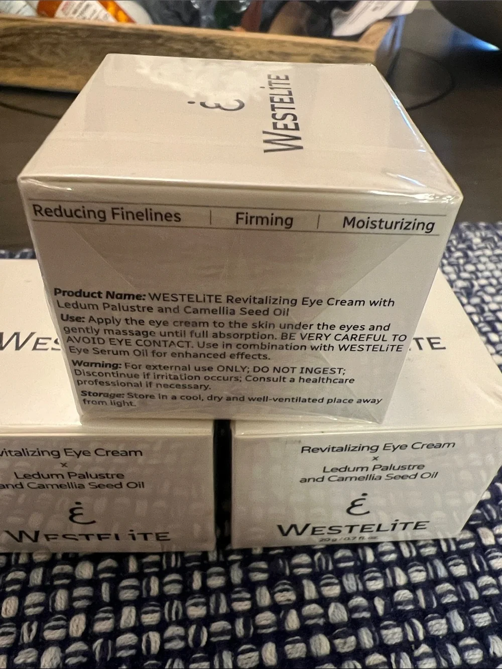 Westelite Revitalizing Eye Cream - White lot of 3
